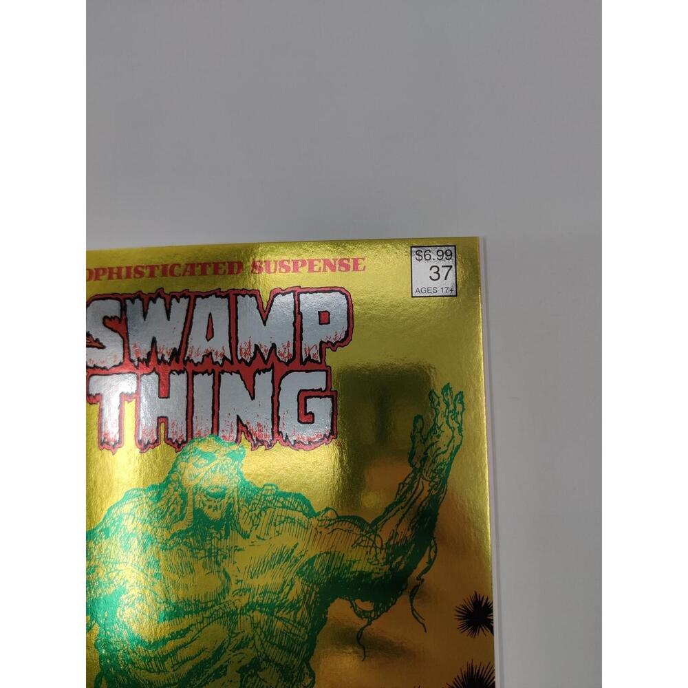 Saga Of The‎ Swamp Thing # 37 Foil Facsimile Edition NM DC 2025 - Picture 6 of 6